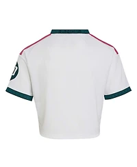 Adidas Women's White Real Madrid 2026/27 Home Cropped Replica Jersey