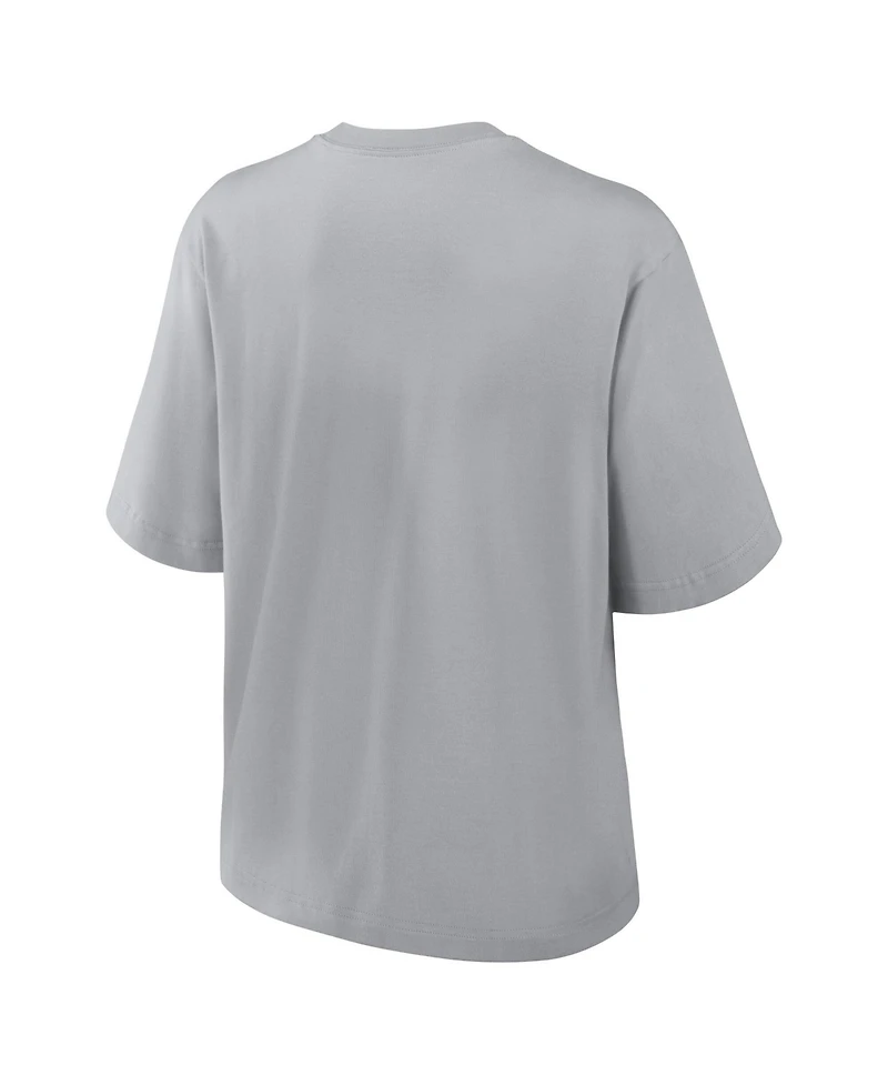 Nike Women's Gray Buffalo Bills Alternate Boxy T-Shirt