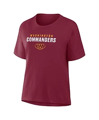 Fanatics Women's Burgundy Washington Commanders Fade Legacy T-Shirt