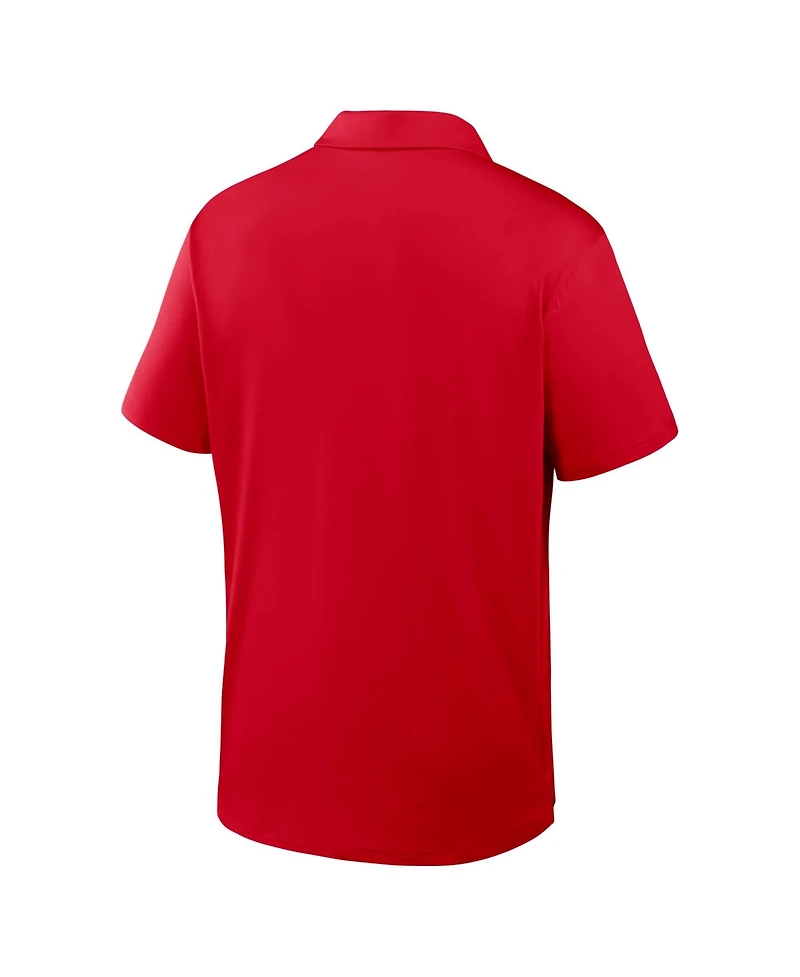 Nike Men's Scarlet Ohio State Buckeyes 2026 Sideline Tour Dri-fit Polo Shirt