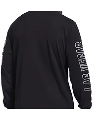 Starter Men's Black Las Vegas Raiders Clutch Hit Ii Long-Sleeve T-Shirt