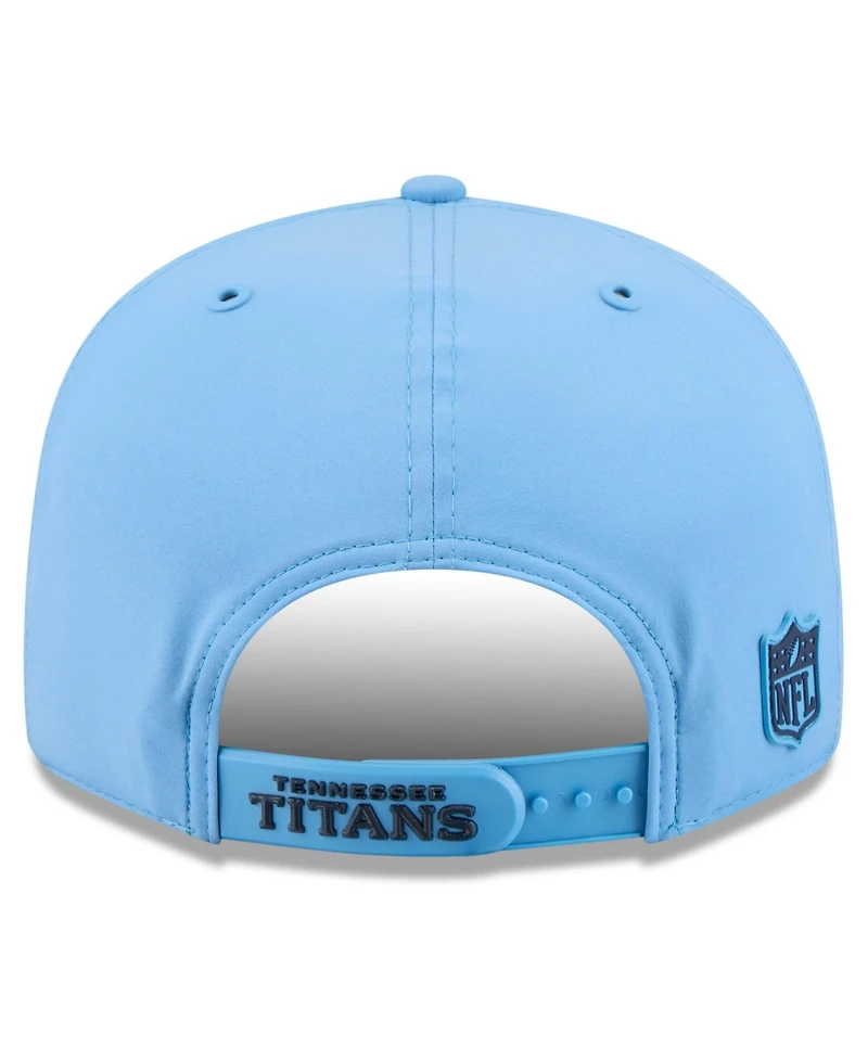 New Era Men's Light Blue Tennessee Titans 2026 Sideline 9FIFTY Snapback Hat