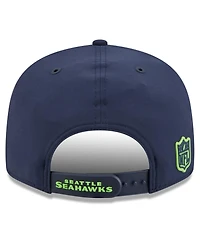 New Era Men's College Navy Seattle Seahawks 2026 Sideline 9FIFTY Snapback Hat