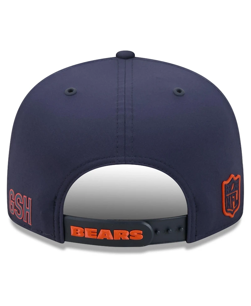 New Era Men's Navy Chicago Bears 2026 Sideline 9FIFTY Snapback Hat