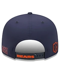 New Era Men's Navy Chicago Bears 2026 Sideline 9FIFTY Snapback Hat