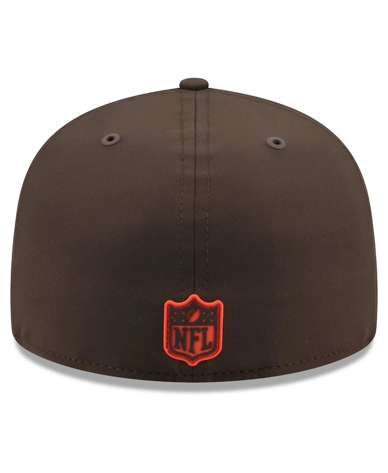 New Era Men's Brown Cleveland Browns 2026 Sideline 59FIFTY Fitted Hat