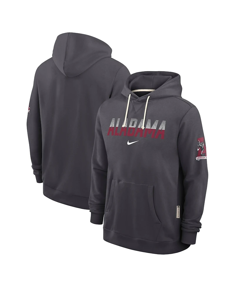 Nike Men's Anthracite Alabama Crimson Tide 2026 Sideline Standard Issue Dri-fit Hoodie