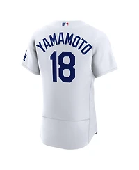 Nike Men's Yoshinobu Yamamoto White Los Angeles Dodgers Home Authentic Jersey