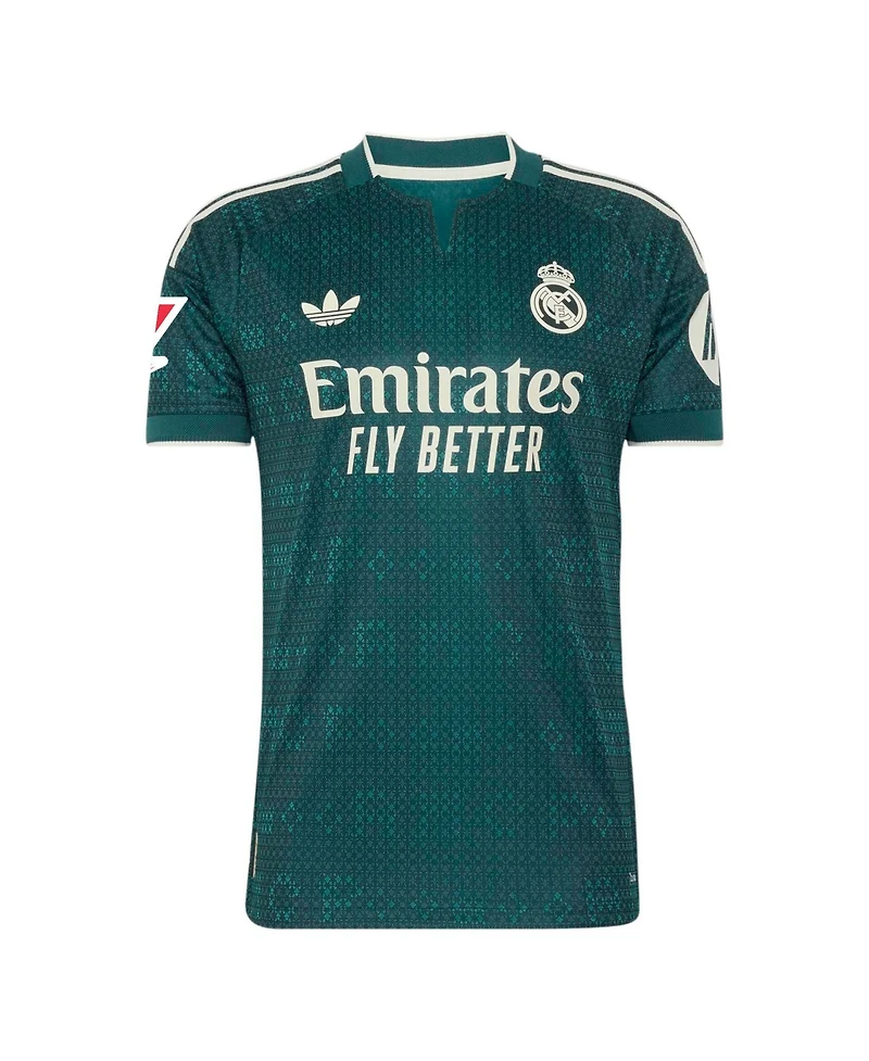 Adidas Men's Green Real Madrid 2026/27 Away On-Field Authentic Patch Jersey