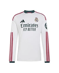 Adidas Big Boys and Girls White Real Madrid 2026/27 Home ReplicaLong sleeves Jersey