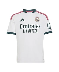 Adidas Big Boys and Girls White Real Madrid 2026/27 Home Replica Jersey
