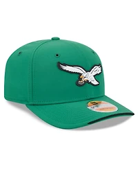 New Era Men's Kelly Green Philadelphia Eagles 2026 Sideline Throwback 9SEVENTY Adjustable Hat