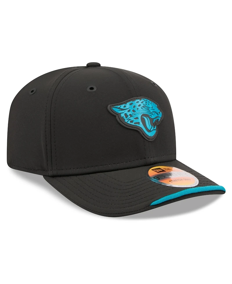 New Era Men's Black Jacksonville Jaguars 2026 Sideline 9SEVENTY Adjustable Hat