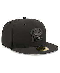New Era Men's Black Green Bay Packers 2026 Sideline 59FIFTY Fitted Hat
