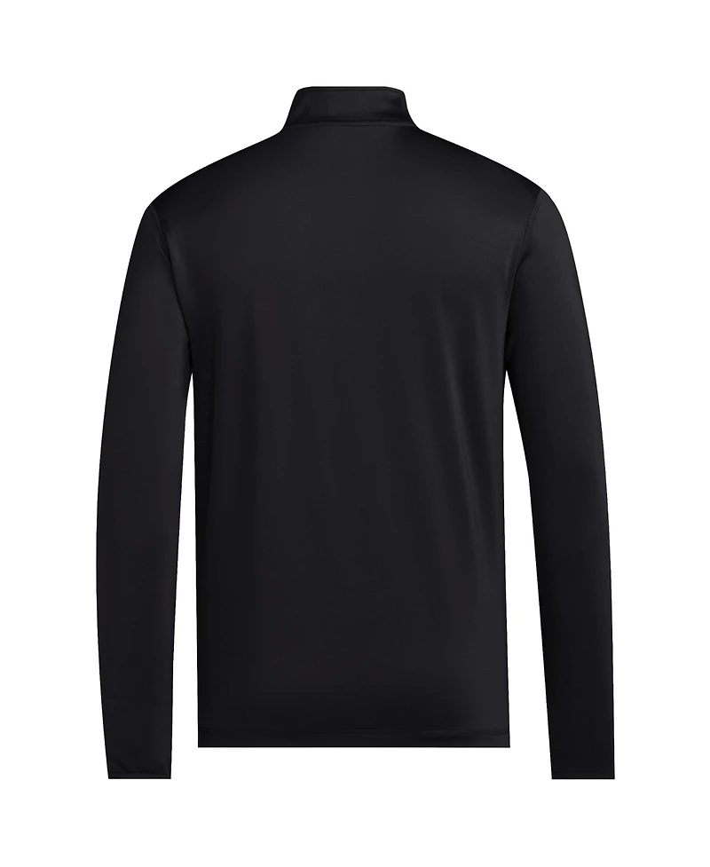 Adidas Men's Black Tennessee Volunteers 2026 Sideline Ultimate 365 Woven Quarter-Zip Pullover Sweatshirt
