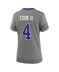 Nike Women's James Cook Iii Gray Buffalo Bills Nickel City Game Jersey