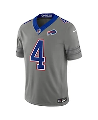 Nike Men's James Cook Iii Gray Buffalo Bills Nickel City Vapor F.u.s.e. Stitched Limited Jersey