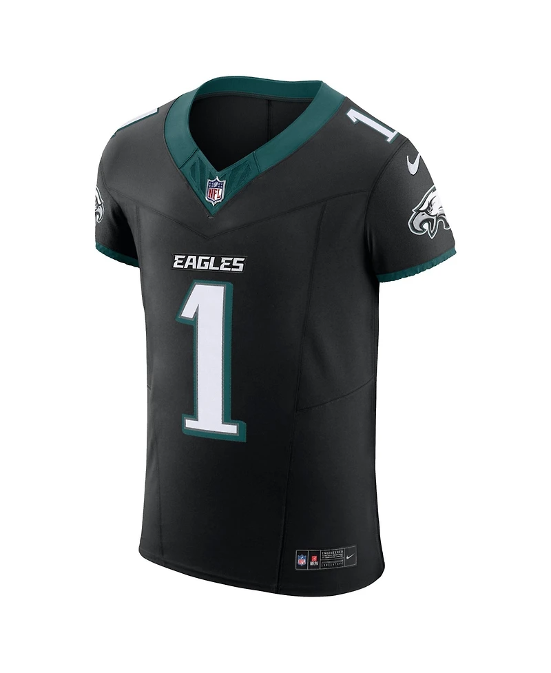 Nike Men's Jalen Hurts Black Philadelphia Eagles Alternate Vapor F.u.s.e. Elite Jersey