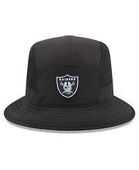 New Era Men's Black Las Vegas Raiders 2026 Sideline Bucket Hat