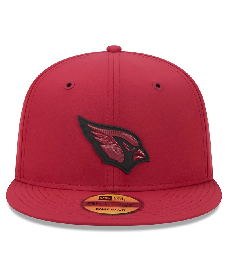 New Era Men's Cardinal Arizona Cardinals 2026 Sideline 9FIFTY Snapback Hat