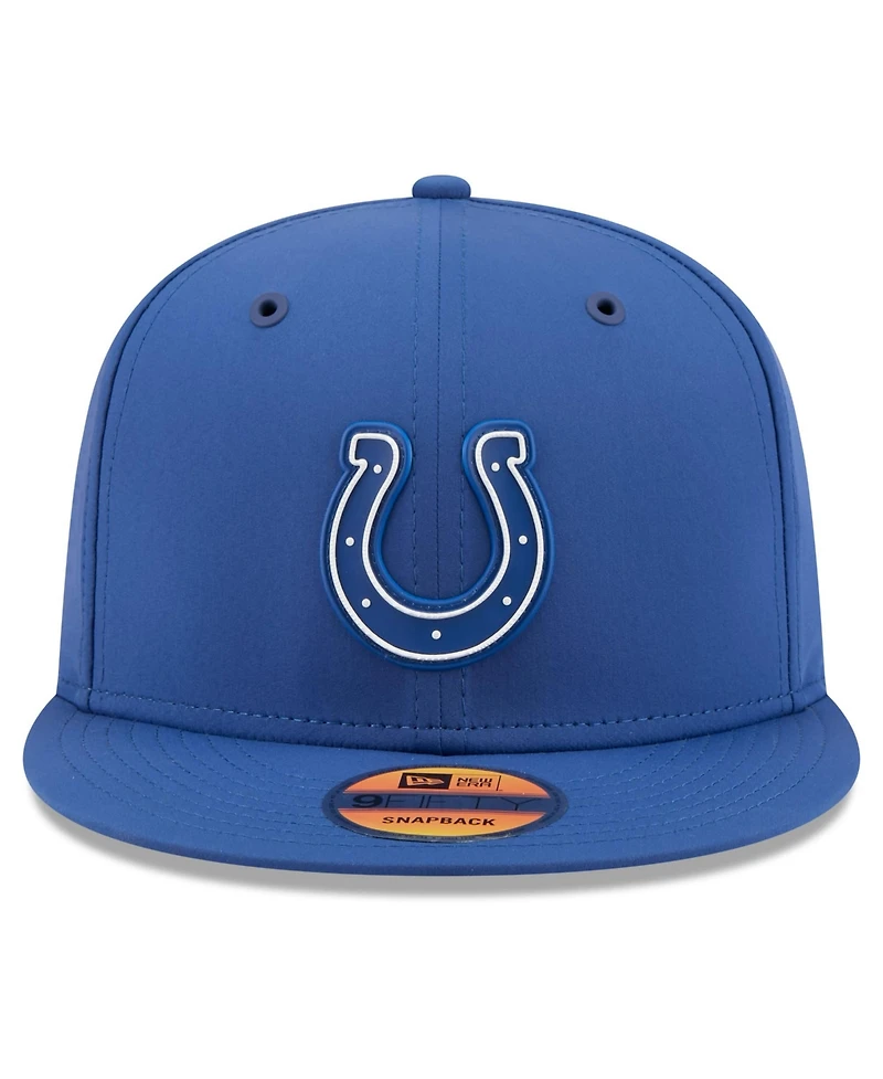 New Era Men's Royal Indianapolis Colts 2026 Sideline 9FIFTY Snapback Hat