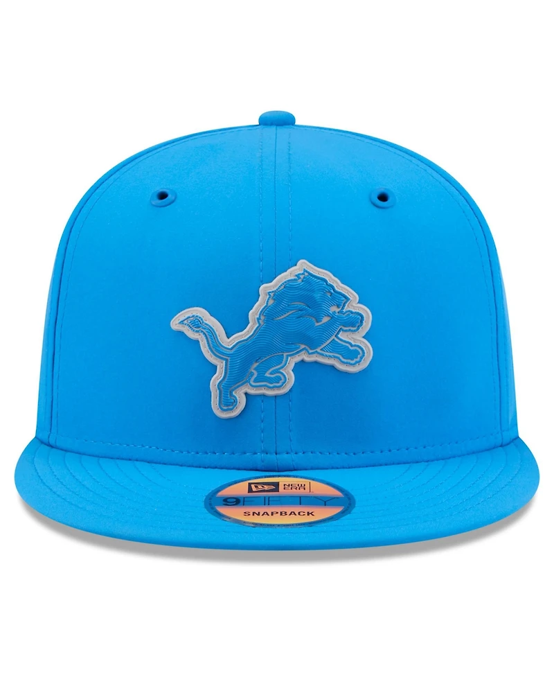 New Era Men's Blue Detroit Lions 2026 Sideline 9FIFTY Snapback Hat