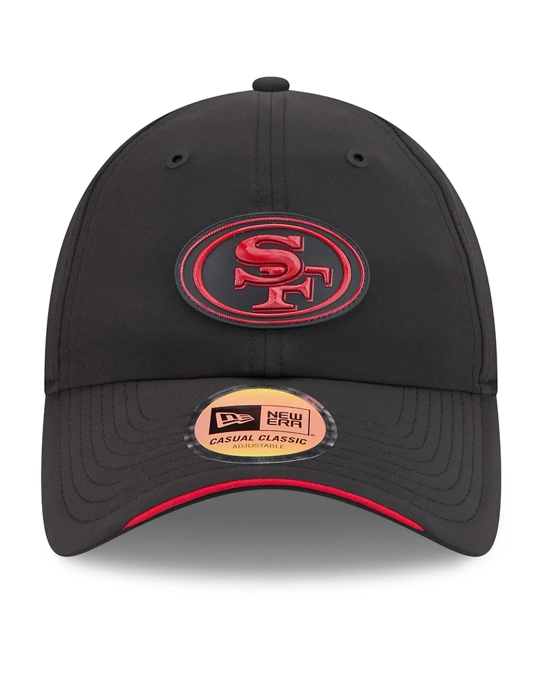 New Era Men's Black San Francisco 49ers 2026 Sideline Casual Classic Adjustable Hat