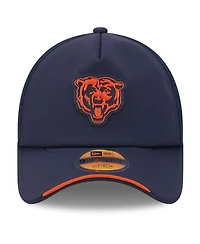 New Era Men's Navy Chicago Bears 2026 Sideline Apex 9FORTY Adjustable Trucker Hat
