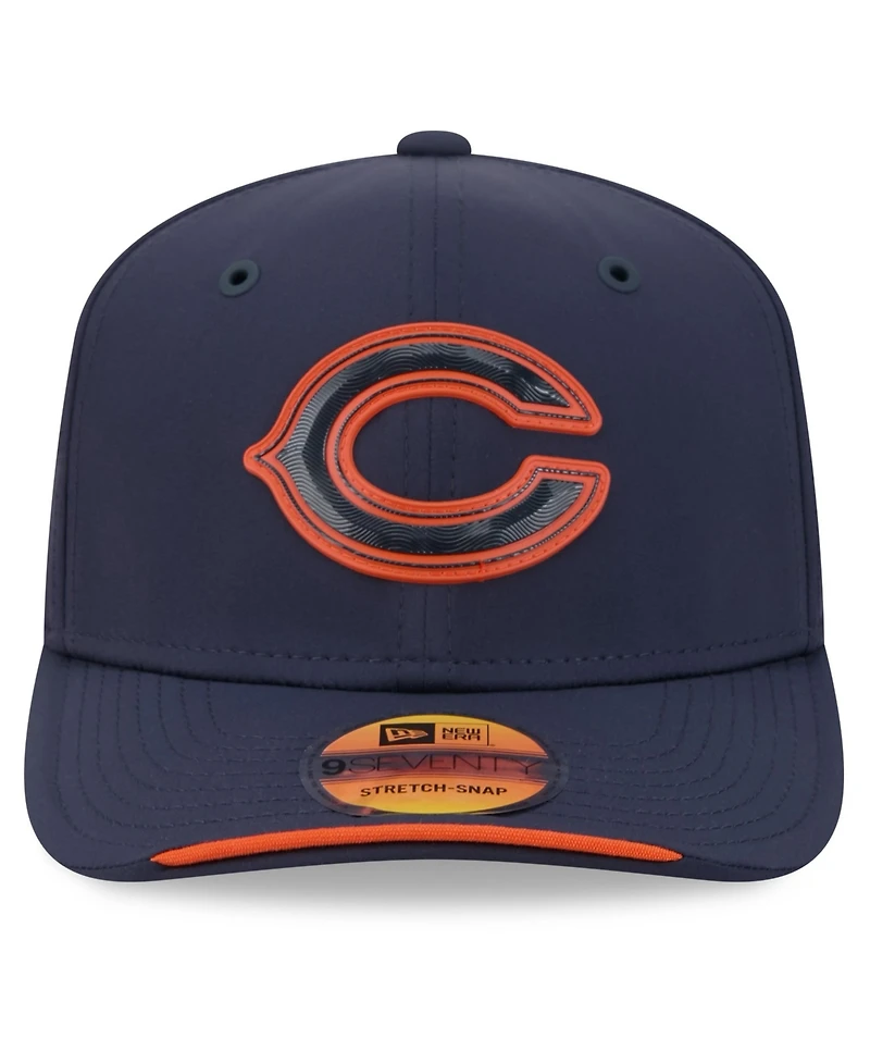 New Era Men's Navy Chicago Bears 2026 Sideline 9SEVENTY Adjustable Hat