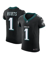 Nike Men's Jalen Hurts Black Philadelphia Eagles Alternate Vapor F.u.s.e. Elite Jersey