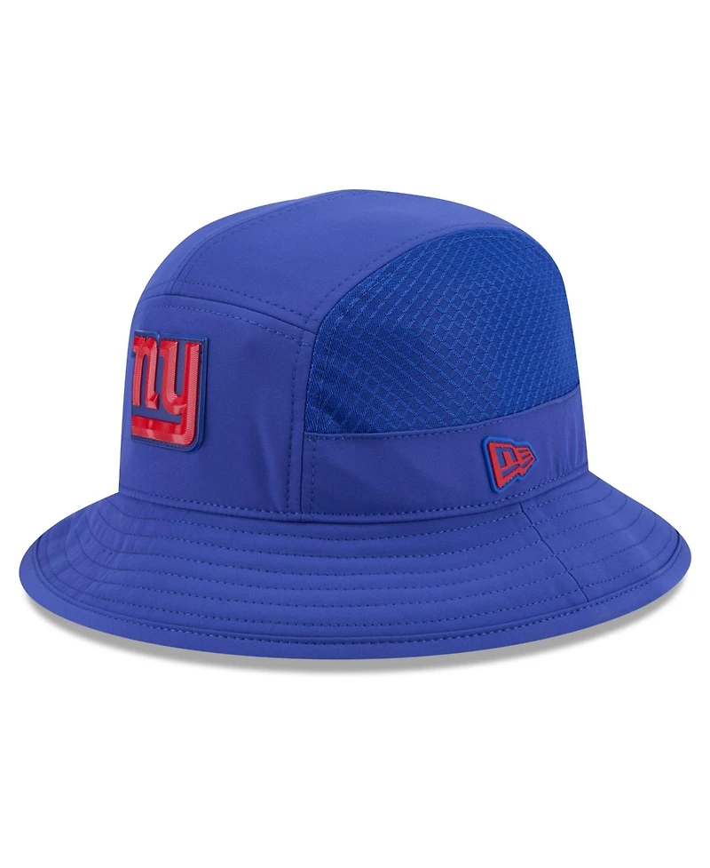New Era Men's Royal New York Giants 2026 Sideline Bucket Hat