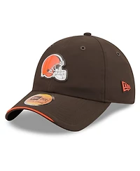 New Era Men's Brown Cleveland Browns 2026 Sideline Casual Classic Adjustable Hat