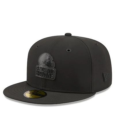 New Era Men's Black Cleveland Browns 2026 Sideline 59FIFTY Fitted Hat