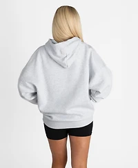 Gameday Couture Women's Ash Detroit Lions Fan Edition Premium Weight Hoodie