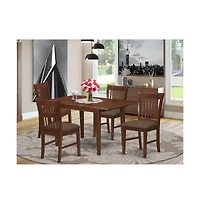 East West Furniture 5 Pc Kitchen nook Dining set