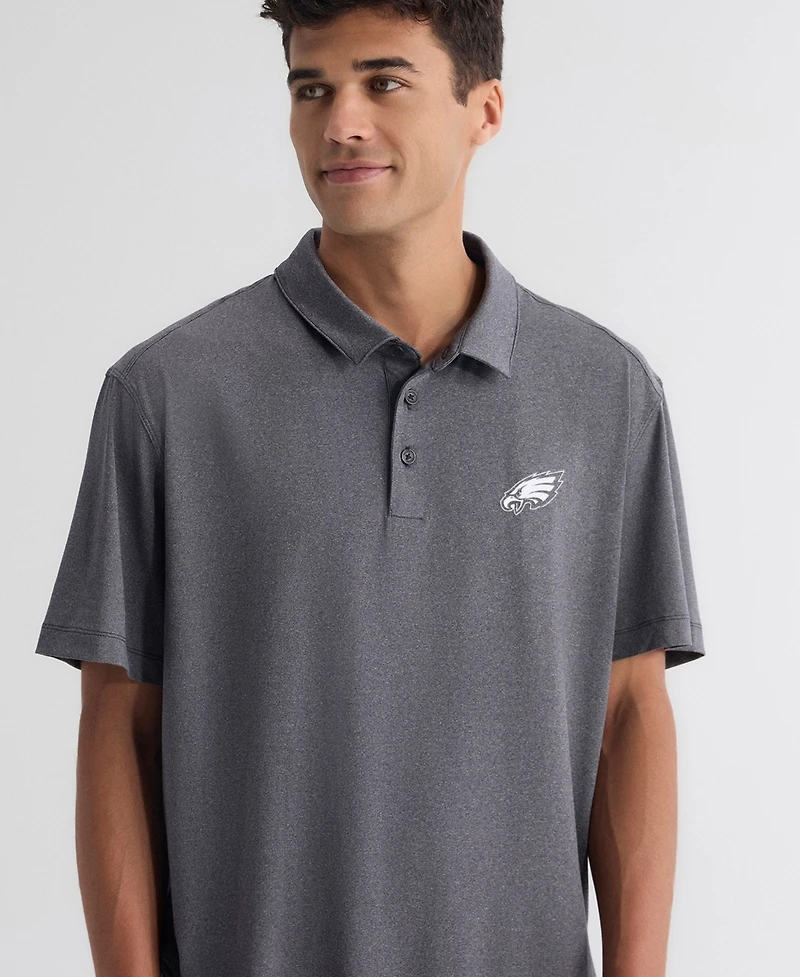 Fanatics Men's Charcoal Philadelphia Eagles Clutch Polo Shirt