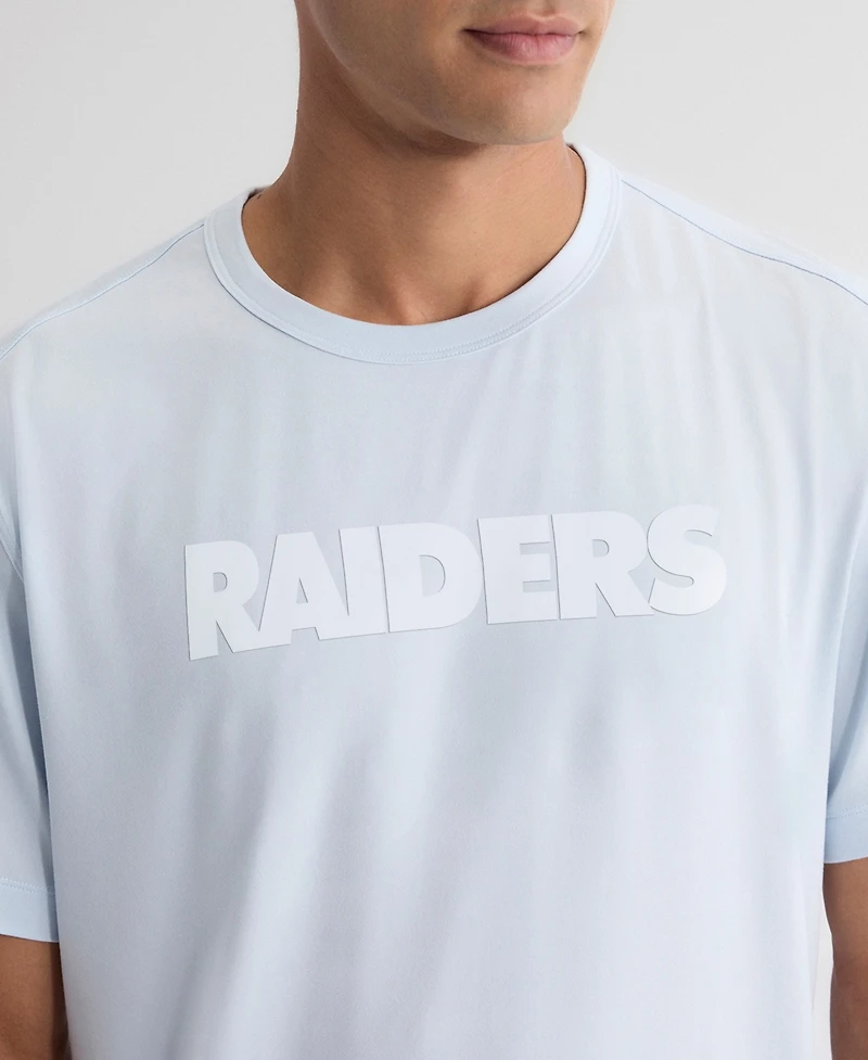 Fanatics Men's Light Blue Las Vegas Raiders Clutch T-Shirt