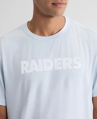 Fanatics Men's Light Blue Las Vegas Raiders Clutch T-Shirt