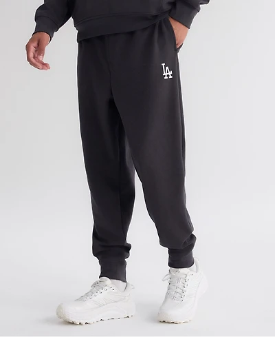 Fanatics Men's Charcoal Los Angeles Dodgers Clutch Fleece Tri-Blend Joggers