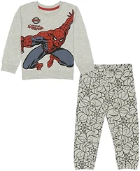 Epic Threads Toddler Boys' 12M-5T Spider-Man Long-Sleeve T-Shirt and Pants, 2-Piece Set