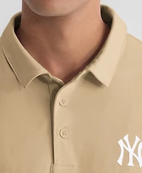 Fanatics Men's Khaki New York Yankees Clutch Polo Shirt