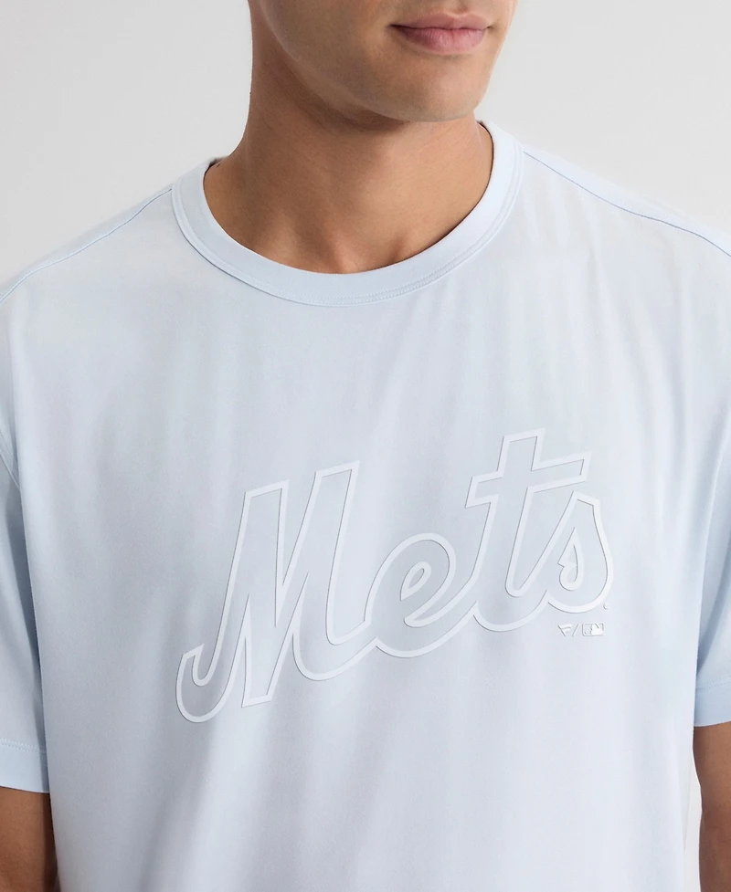 Fanatics Men's Light Blue New York Mets Clutch Winning Edge T-Shirt