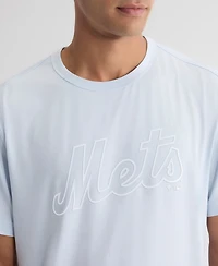 Fanatics Men's Light Blue New York Mets Clutch Winning Edge T-Shirt