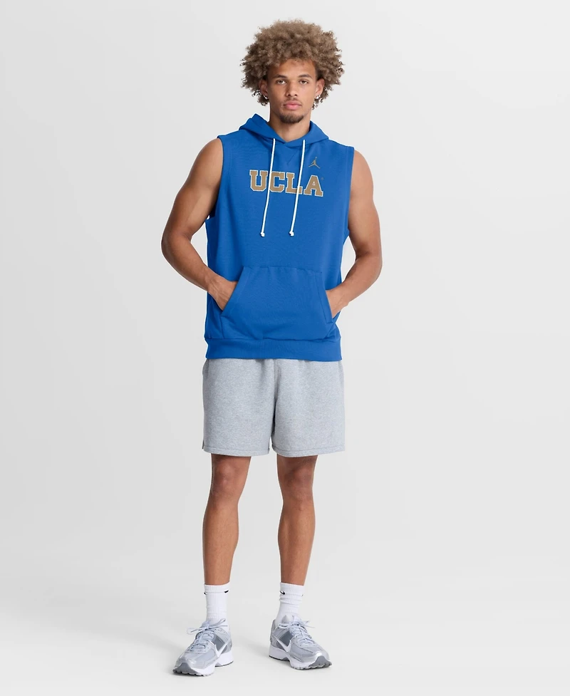 Jordan Men's Blue Ucla Bruins 2026 Sideline Sleeveless Dri-fit Hoodie