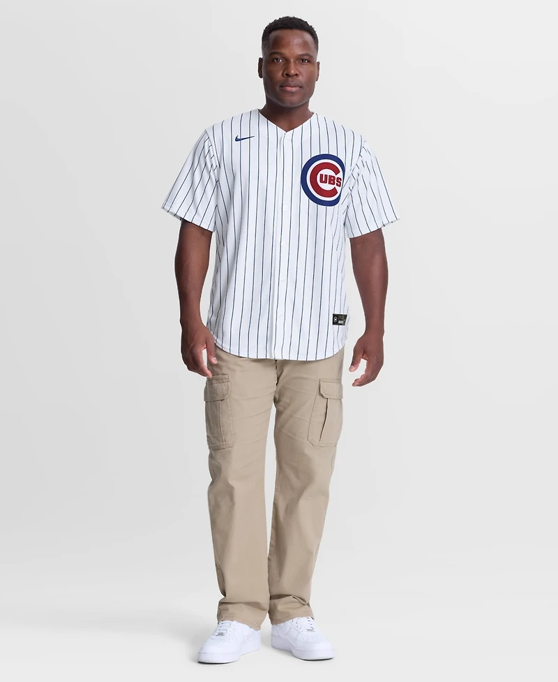Nike Men's Nico Hoerner White Chicago Cubs Home Replica Jersey