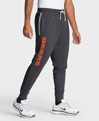 Nike Men's Anthracite Chicago Bears Sideline Standard Issue Ground Game Dri-fit Taper Pants