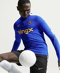 Nike Men's Blue Chelsea 2026/27 Strike Dri-FITLong sleeves Quarter-Zip Drill Jersey