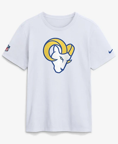 Nike Men's White Los Angeles Rams Fearsome Sideline Final Sprint Dri-fit T-Shirt