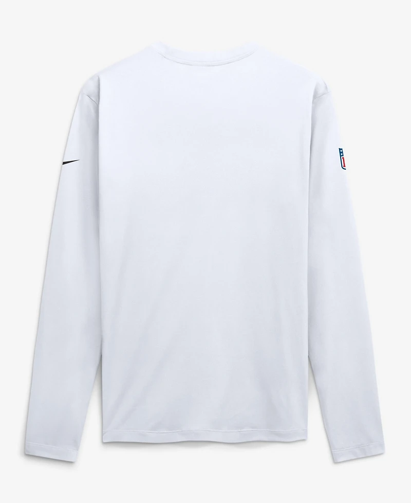 Nike Men's White Cincinnati Bengals Legend Small Logo Dri-FITLong sleeves T-Shirt