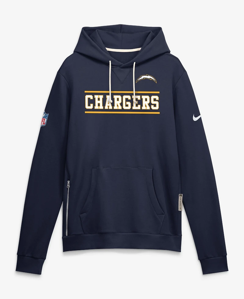 Nike Men's Navy Los Angeles Chargers Standard Issue ReplayAlternate Dri-fit Hoodie
